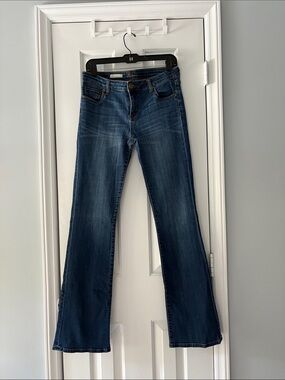 Dark Blue Bootcut Jeans